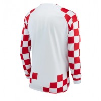 Camisa de Futebol Croácia Equipamento Principal Mundo 2022 Manga Comprida